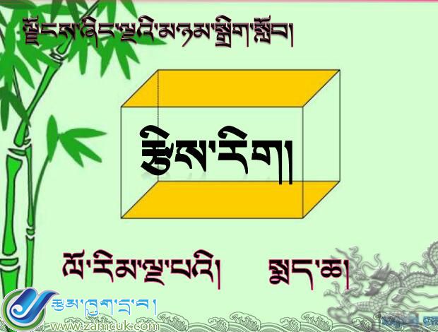 西藏山南地区洛扎县扎日小学五年级下学期数学下册《长方形》课件
