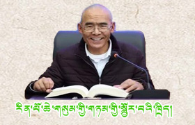 讲堂 | 《རིན་པོ་ཆེ་གསུམ་གྱི་གཏམ་གྱི་སྦྱོར་བའི་ཁྲིད།》 原西藏大学克钻教授讲堂