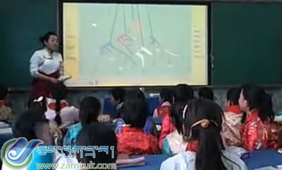 小学藏语文精品课《羊和狼》更巴老师